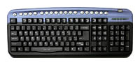 Oklick 320 M Multimedia Keyboard Blue USB+PS/2